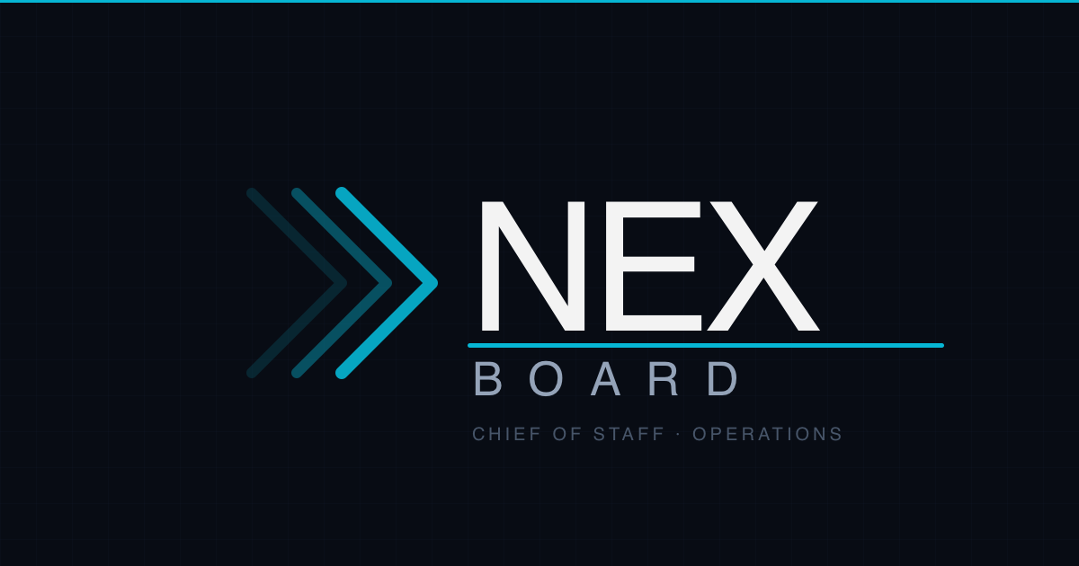 NexBoard Build Journal — Mon 01 Jun – Sun 07 Jun 2026