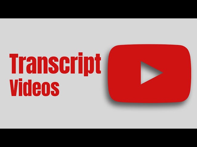 YouTube Video Transcriber — Local Free GPU-Accelerated
